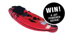 Win this jet-powered kayak!