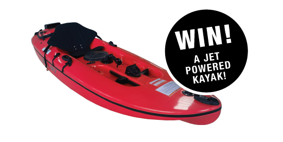 Win this jet-powered kayak!